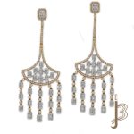 گوشواره جواهر باگت کد 9354